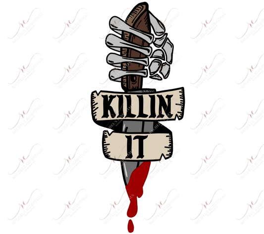 Killin It - Clear Cast Decal