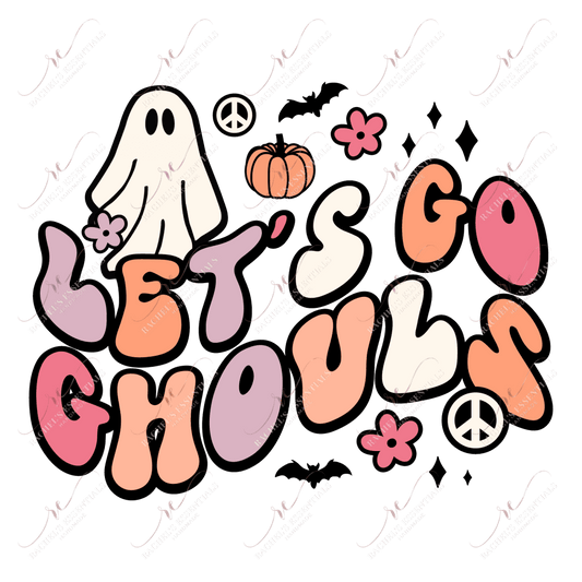 Lets Go Ghouls - Clear Cast Decal