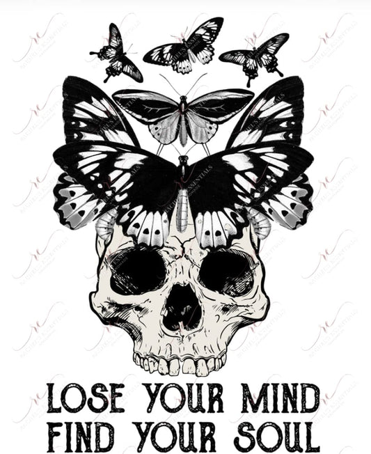 Lose Your Mind Find Soul - Clear Cast Decal