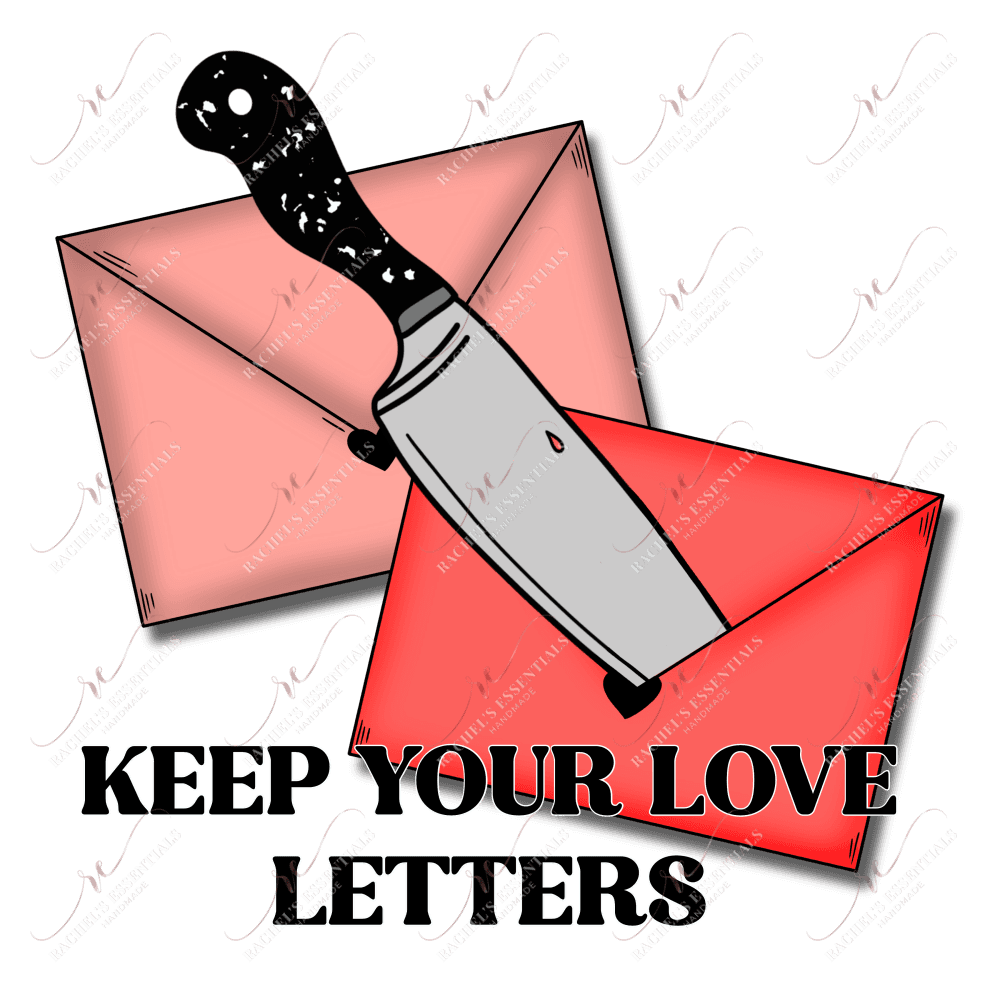 Love Letters - Clear Cast Decal