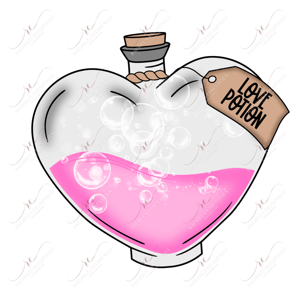 Love Potion - Ready To Press Sublimation Transfer Print Sublimation
