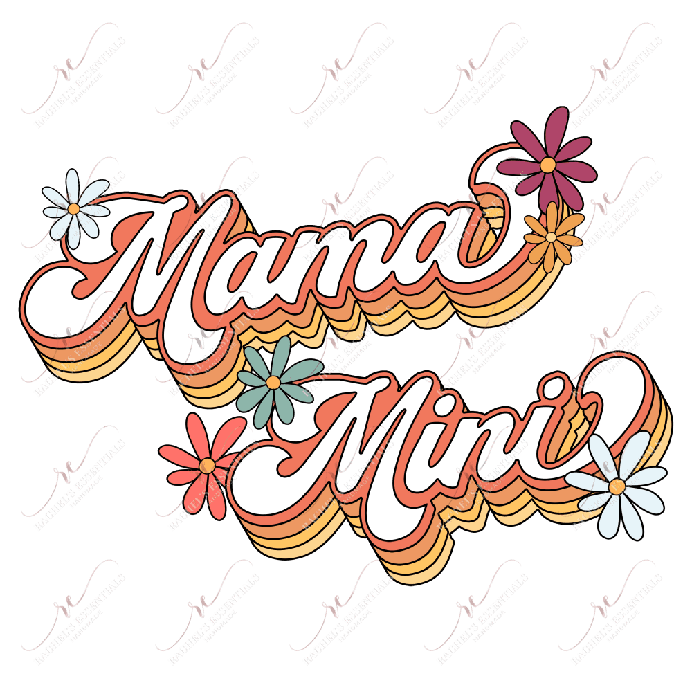 Mama Mini - Ready To Press Sublimation Transfer Print Sublimation