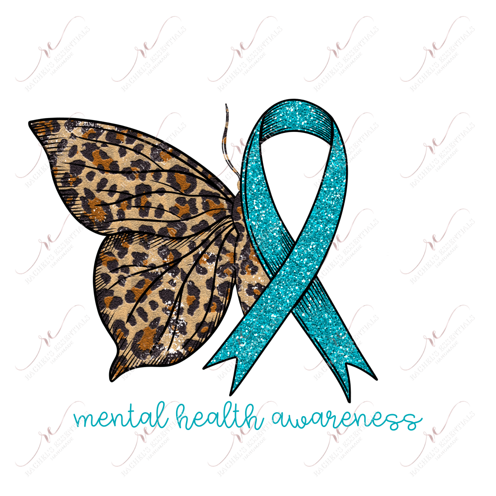 Mental Health Awareness - Ready To Press Sublimation Transfer Print Sublimation