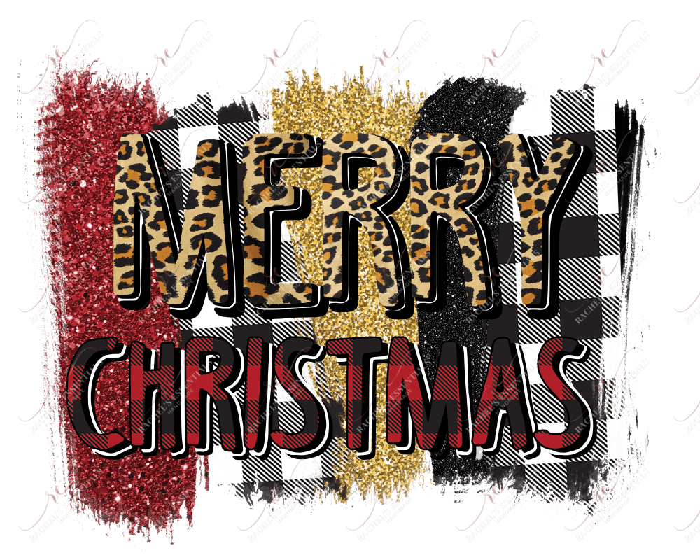 Merry Christmas - Ready To Press Sublimation Transfer Print Sublimation