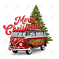 Merry Christmas Vow Bus - Ready To Press Sublimation Transfer Print Sublimation