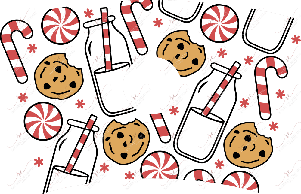 Milk And Cookies - Cold Cup Wrap Cold