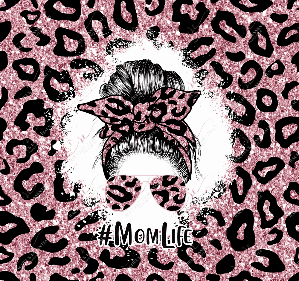 Mom Life Pink Leopard Wrap - Ready To Press Sublimation Transfer Print Sublimation