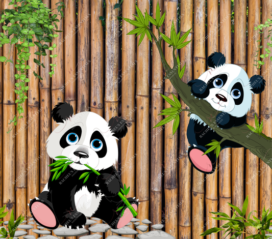 Panda Tree - Ready To Press Sublimation Transfer Print Sublimation