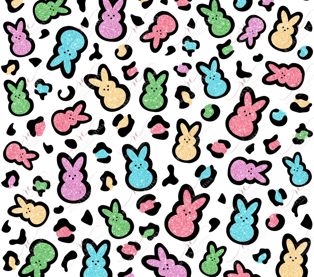 Peeps Bunnies - Ready To Press Sublimation Transfer Print Sublimation