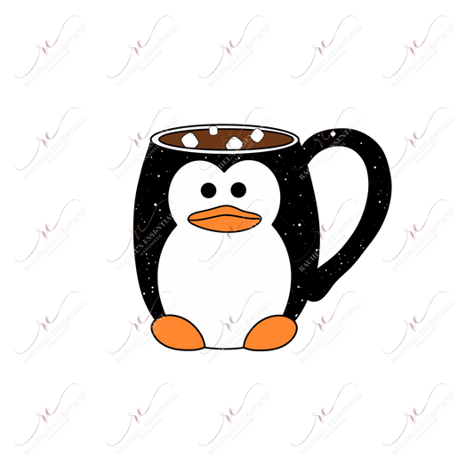 Penguin Mug - Ready To Press Sublimation Transfer Print Sublimation