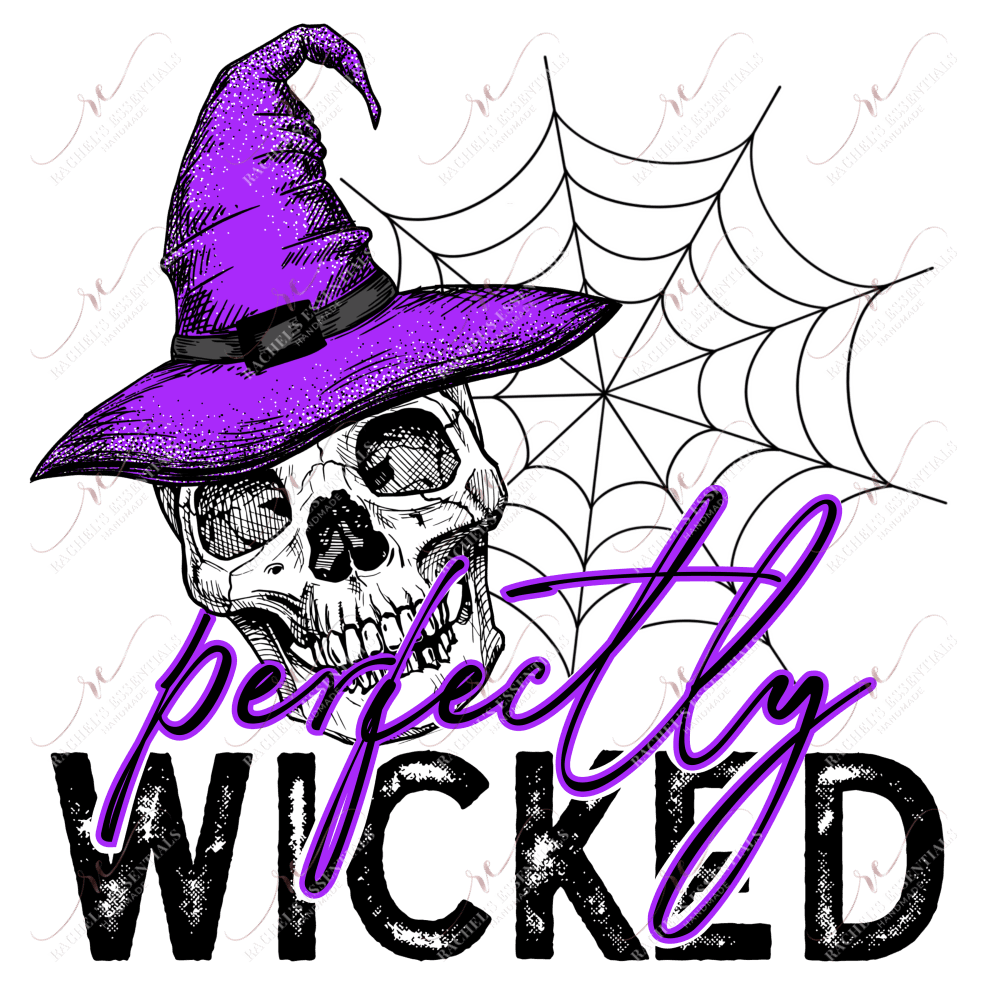 Perfectly Wicked - Ready To Press Sublimation Transfer Print Sublimation