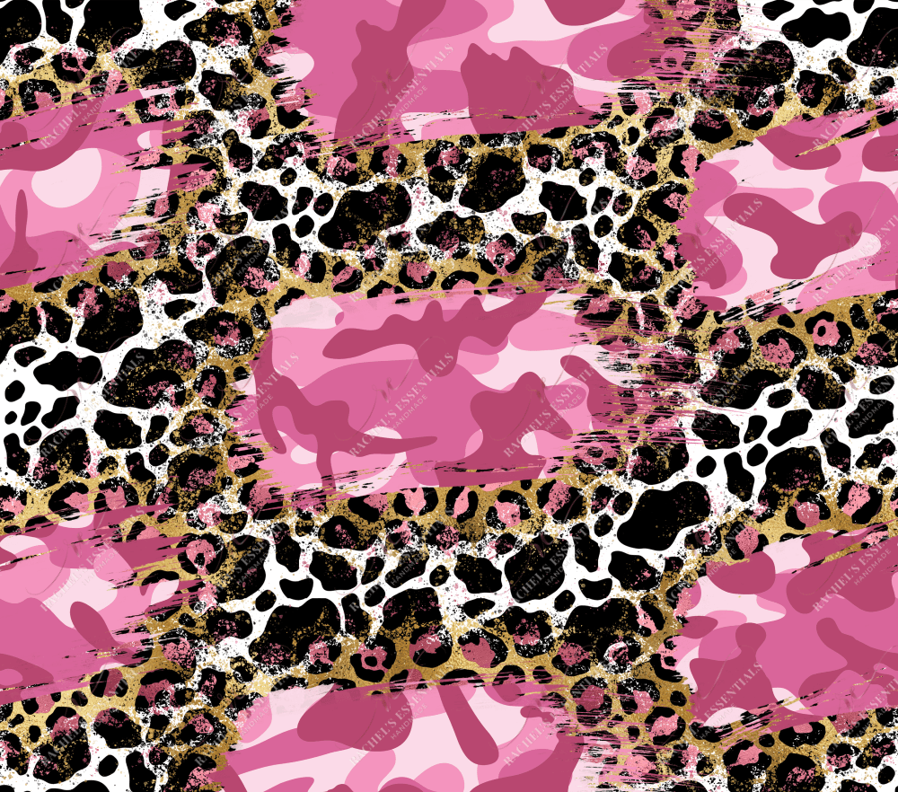 Pink Cow Camo - Ready To Press Sublimation Transfer Print Sublimation