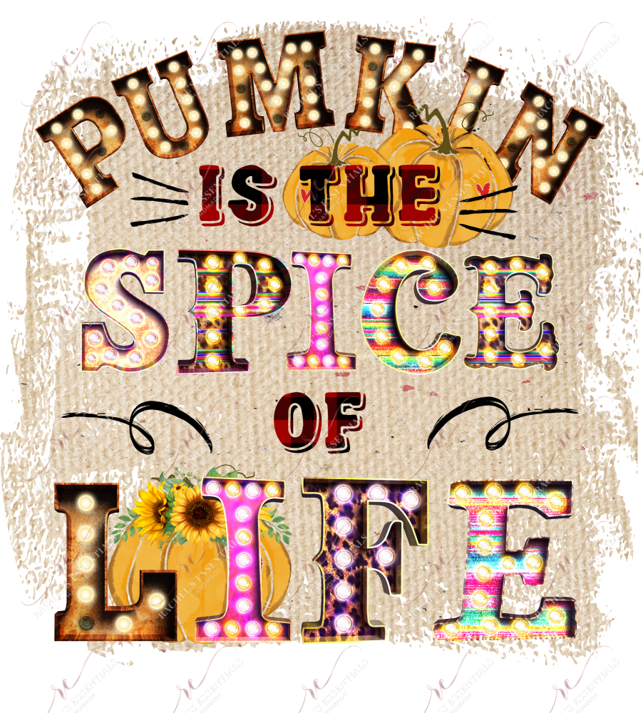 Sublimation 1.99 Pumpkin is the spice of everything - ready to press sublimation transfer print freeshipping - Rachel's Essentials