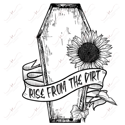 Rise From The Dirt - Clear Cast Decal