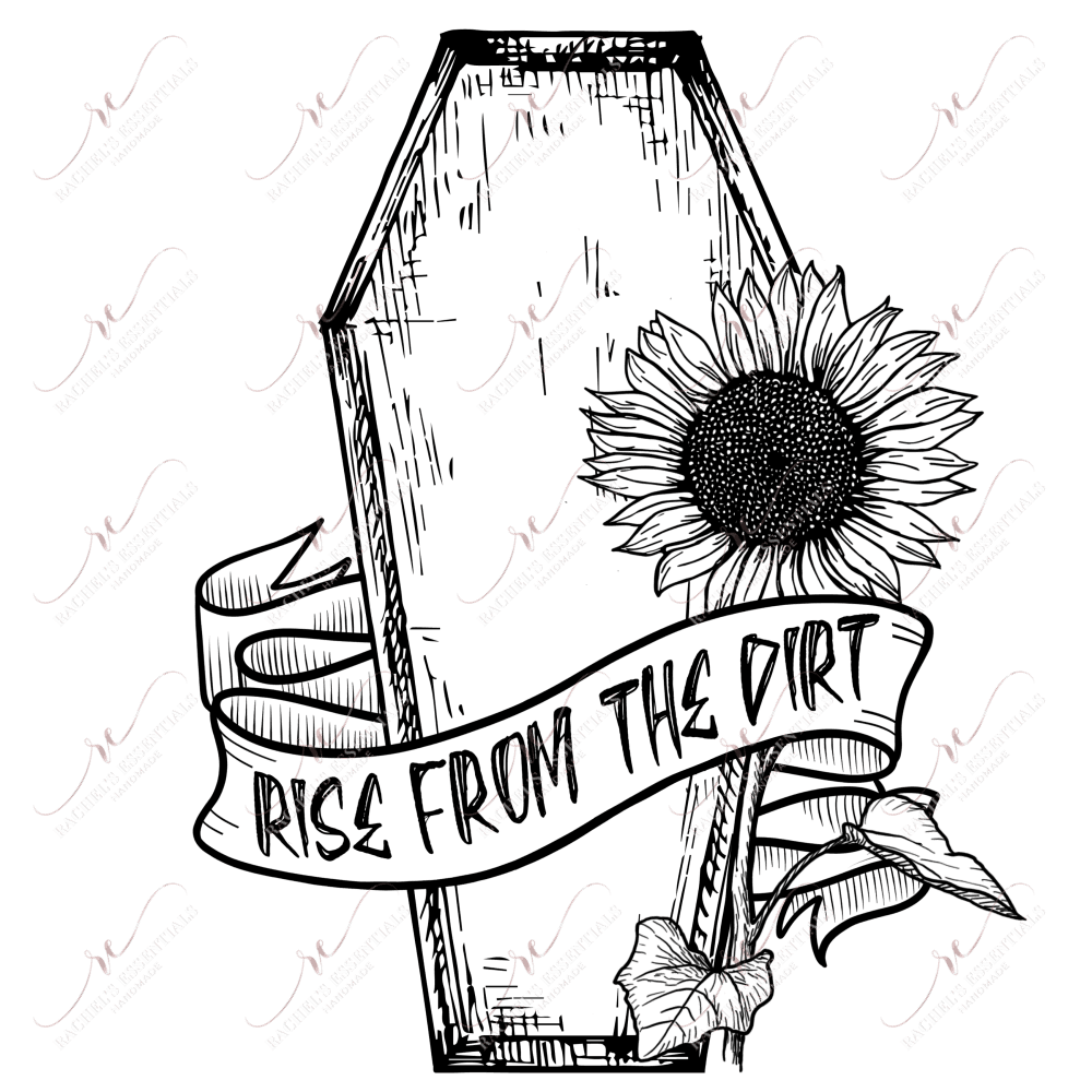 Rise From The Dirt - Clear Cast Decal