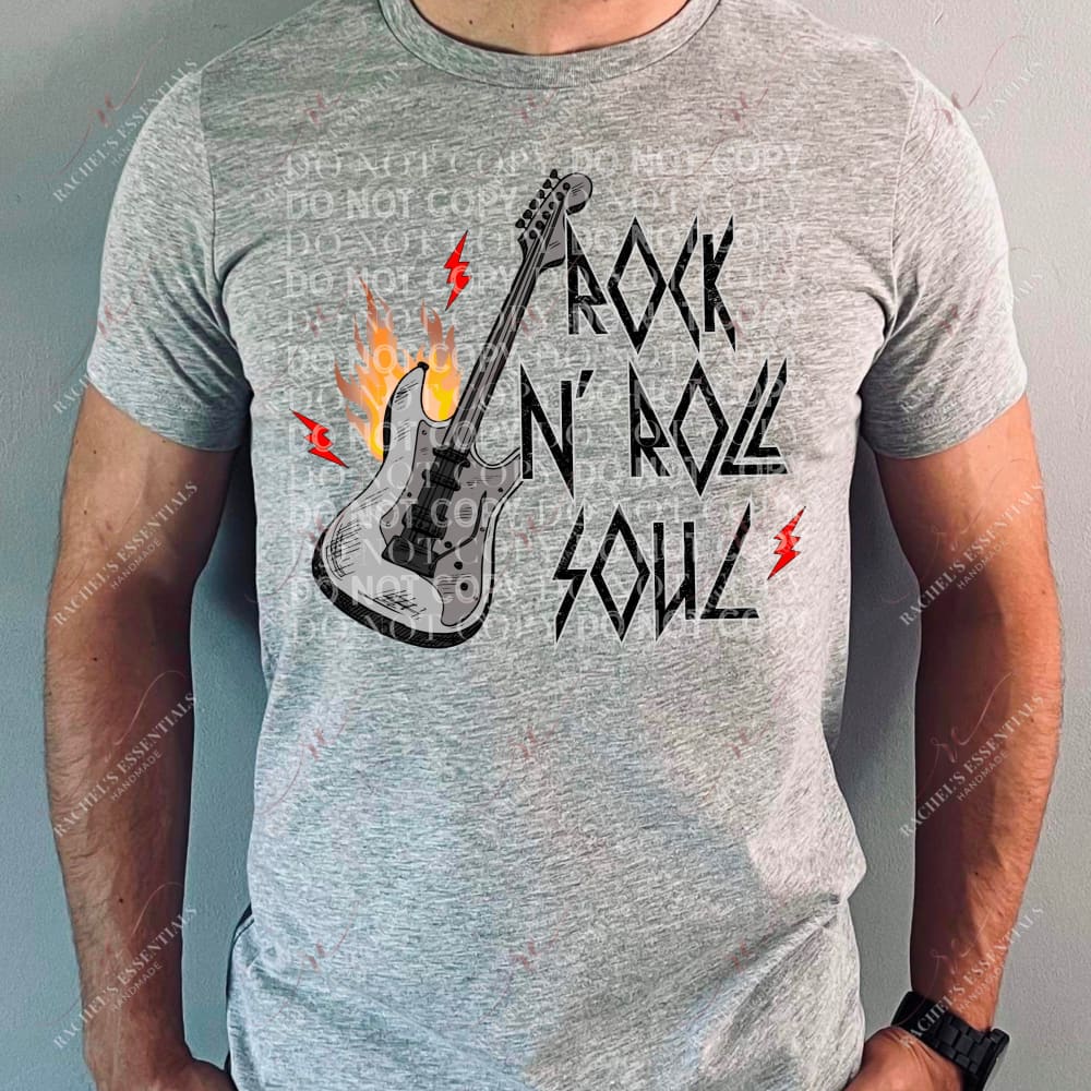 Rock N Roll Soul - Ready To Press Sublimation Transfer Print Sublimation