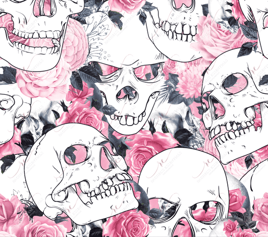 Rose Skeletons - Ready To Press Sublimation Transfer Print Sublimation