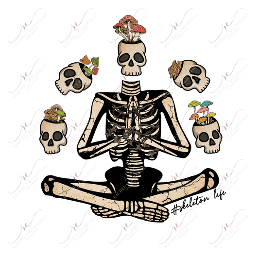 Skeleton Life-Htv Transfer