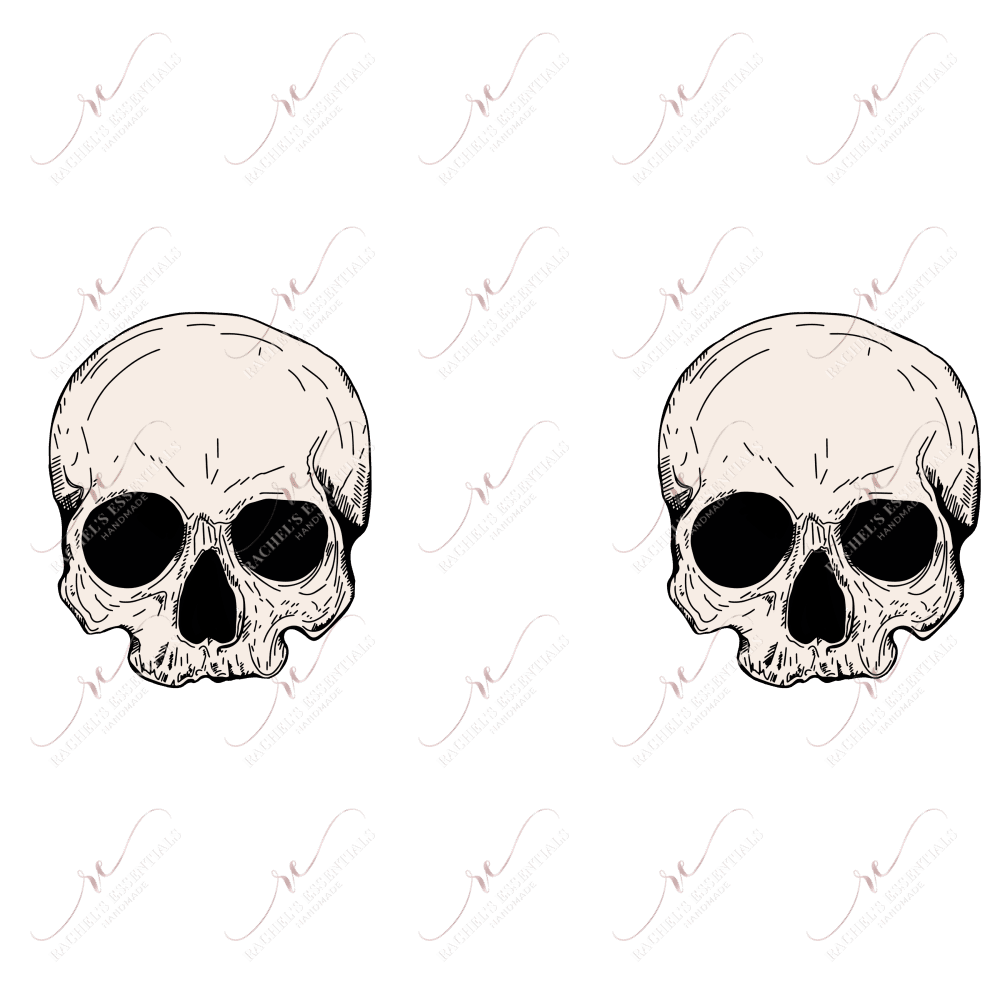 Skulls - Clear Cast Decal