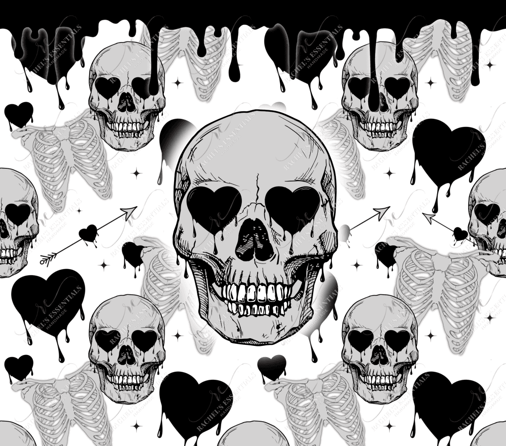 Skully Love - Ready To Press Sublimation Transfer Print Sublimation