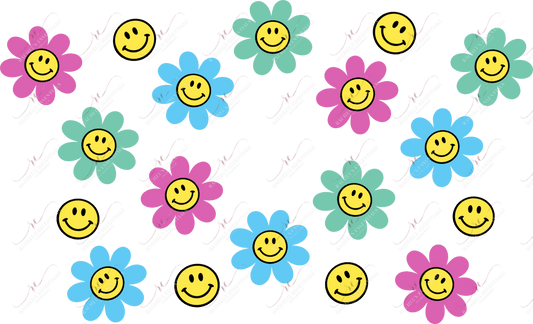 Smile Flowers - Cold Cup Wrap