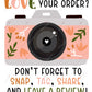 Snap Share Tag - Business Sticker Set
