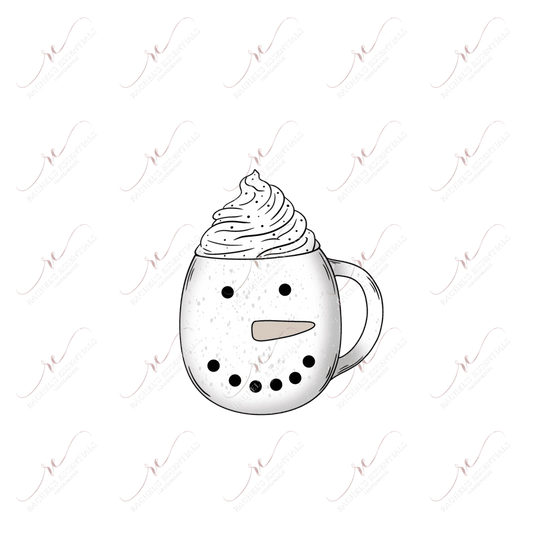 Snowman Mug - Ready To Press Sublimation Transfer Print Sublimation