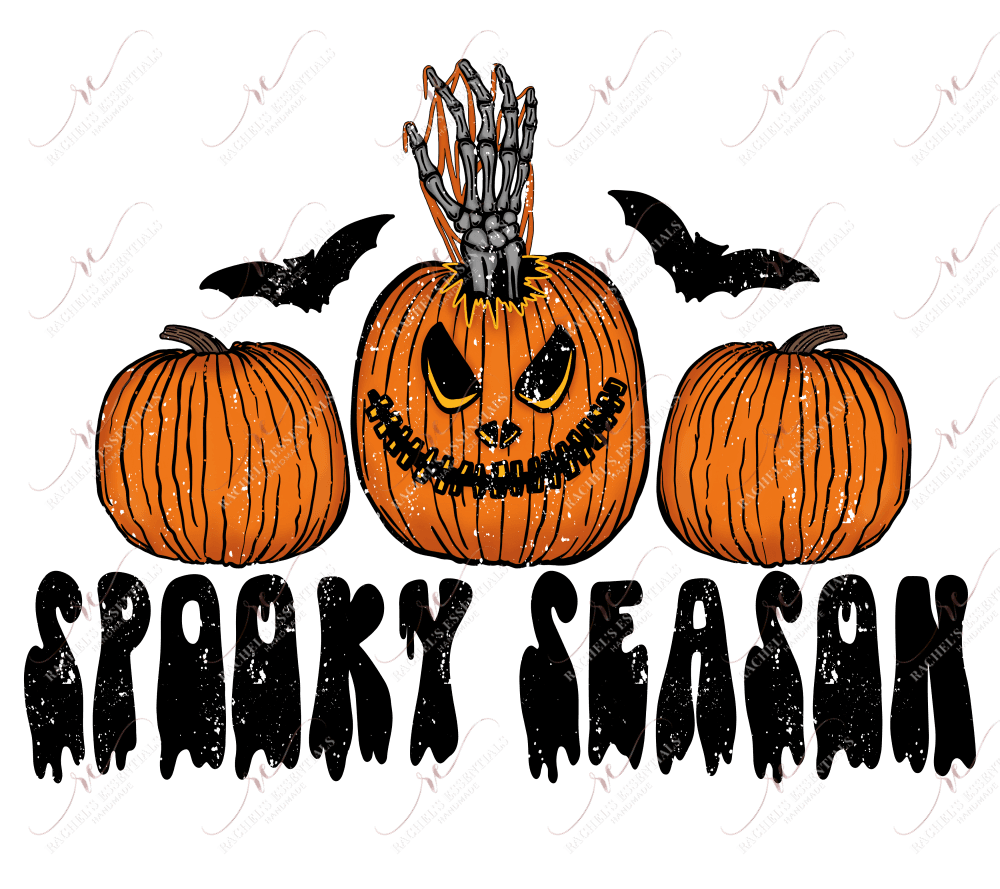 Spooky Season (Distressed) - Ready To Press Sublimation Transfer Print Sublimation