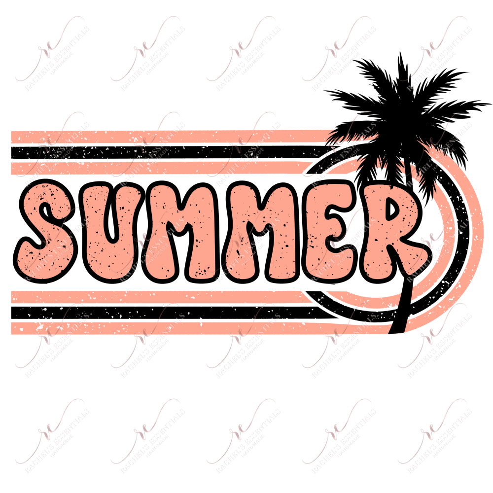 Summer- Clear Cast Decal