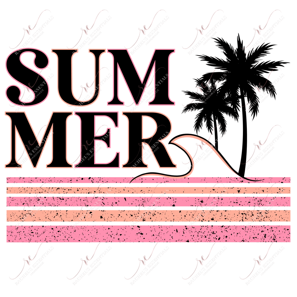 Summer- Ready To Press Sublimation Transfer Print Sublimation