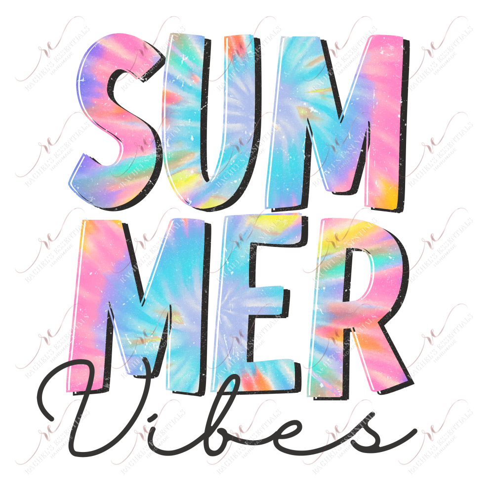Summer Vibes - Ready To Press Sublimation Transfer Print Sublimation
