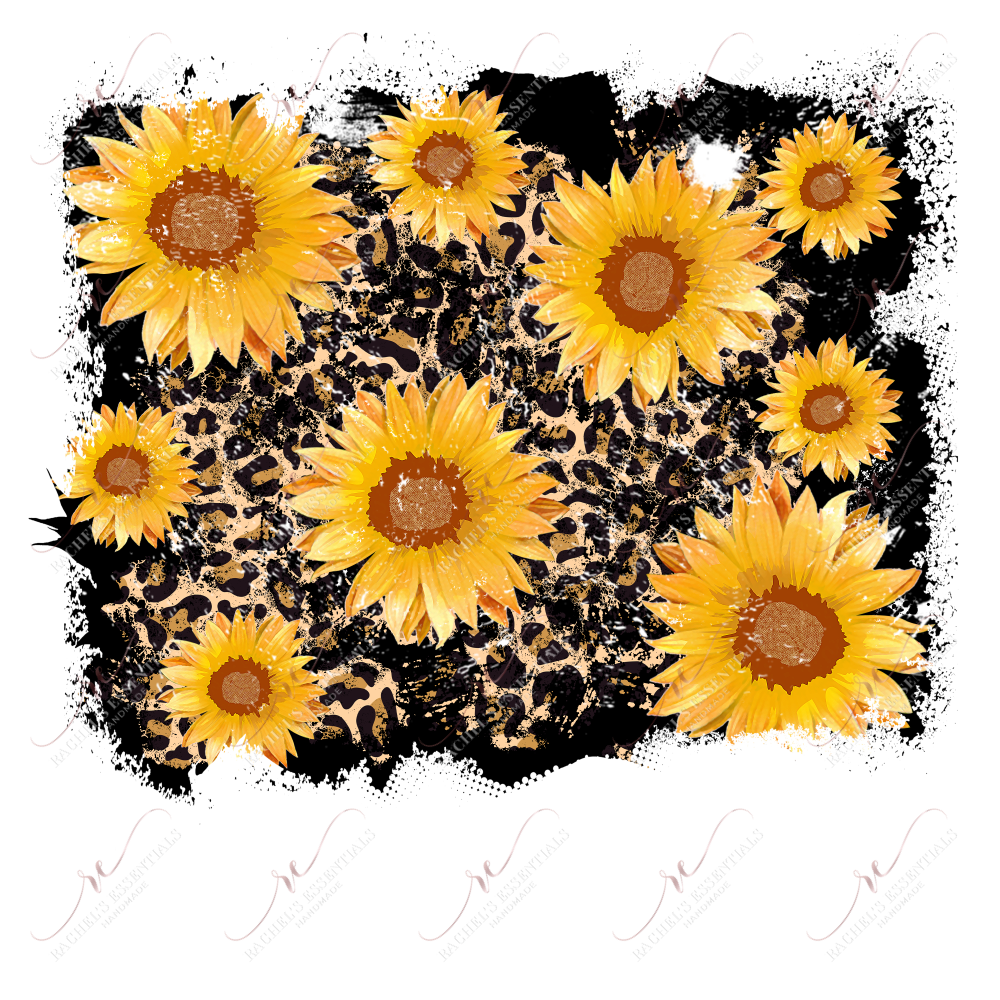 Sunflower Patch - Ready To Press Sublimation Transfer Print Sublimation