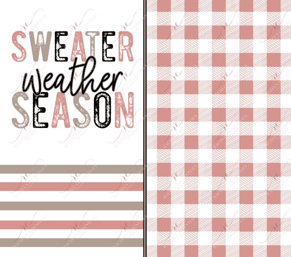 Sweater Weather Season - Ready To Press Sublimation Transfer Print Sublimation