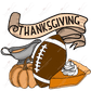 Thanksgiving - Clear Cast Decal