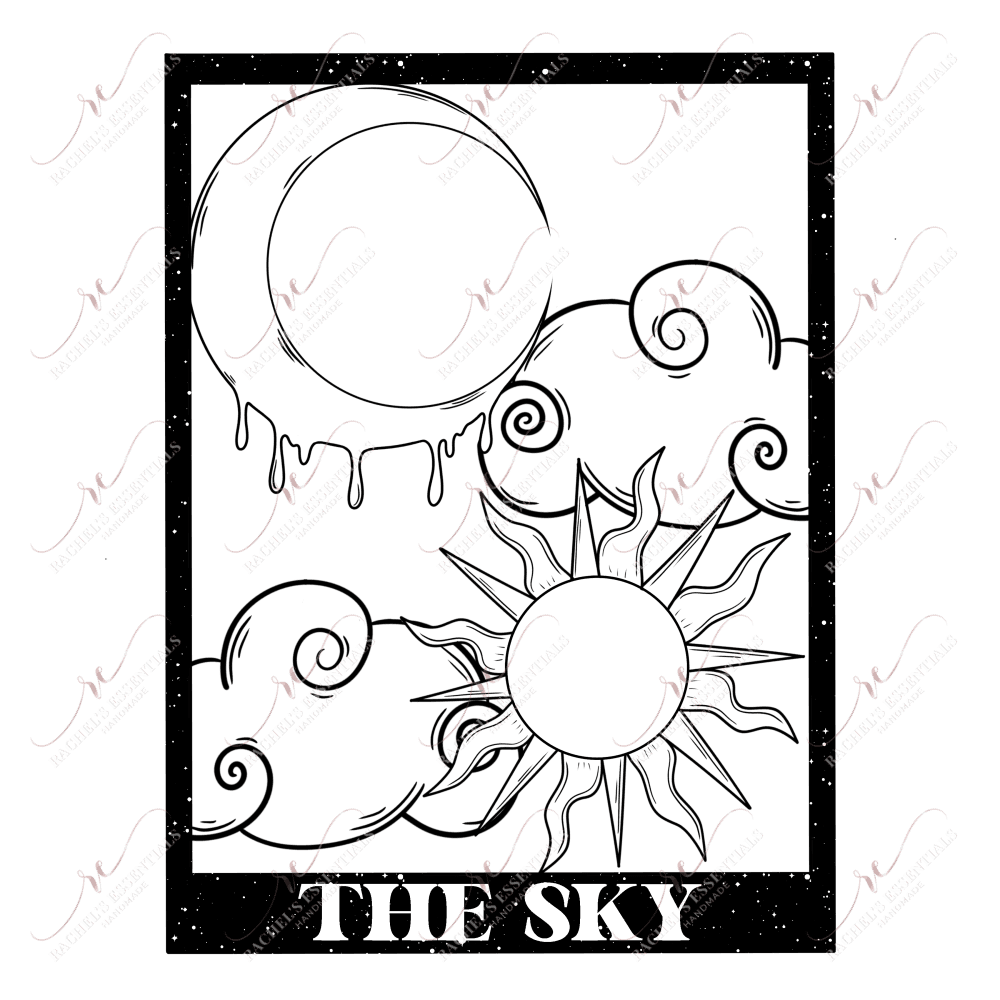 The Sky - Ready To Press Sublimation Transfer Print Sublimation
