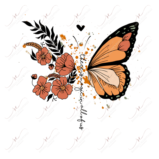 There Is Magic In All Of Us Butterfly - Ready To Press Sublimation Transfer Print Sublimation