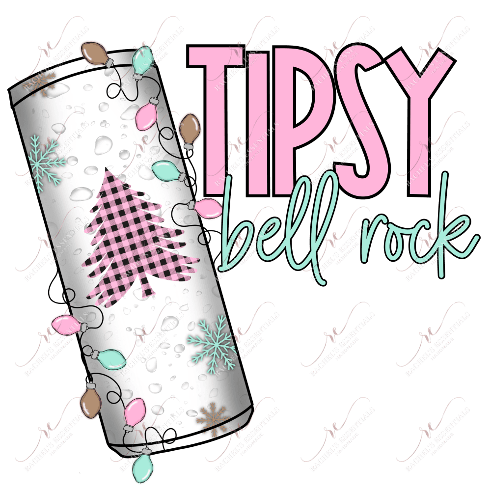 Tipsy Bell Rock - Ready To Press Sublimation Transfer Print Sublimation