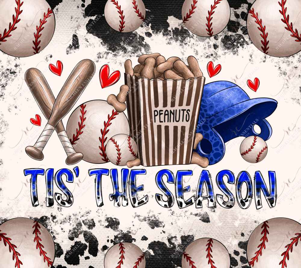 Tis The Season Baseball - Ready To Press Sublimation Transfer Print Sublimation