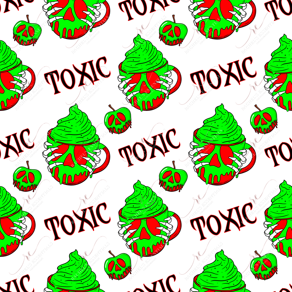 Toxic Small- Ready To Press Sublimation Transfer Print Sublimation