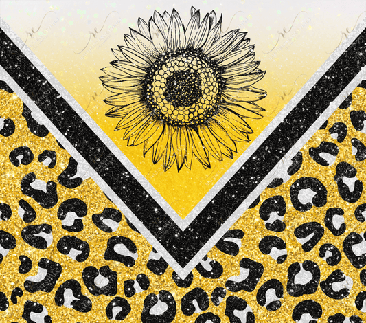 Triangle Sunflower - Ready To Press Sublimation Transfer Print Sublimation