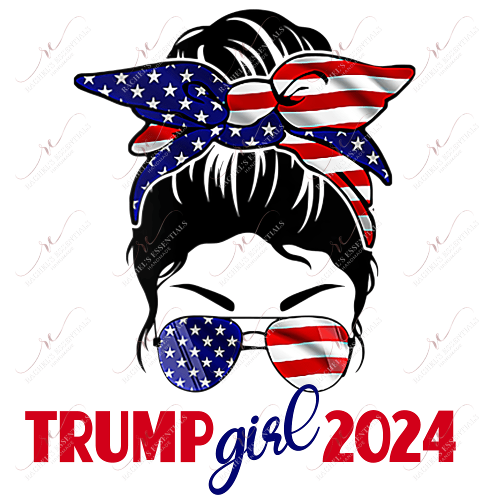 Trump Girl 2024 - Ready To Press Sublimation Transfer Print Sublimation