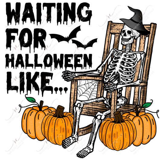 Waiting For Halloween Like - Htv Transfer