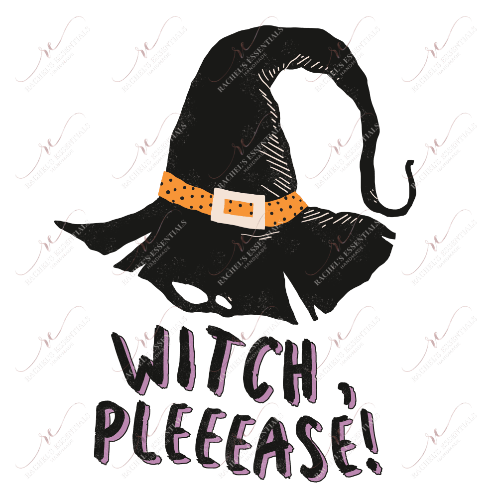 Witch Pleeease - Clear Cast Decal