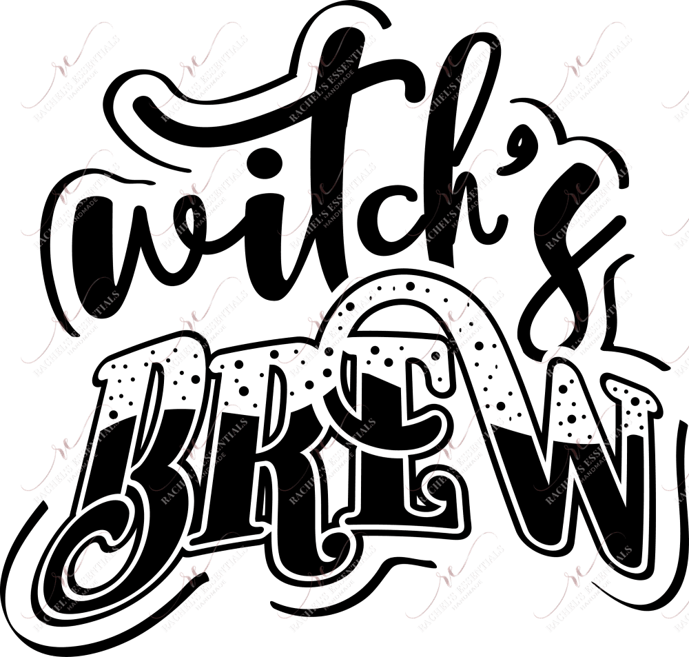 Sublimation 1.99 Witches brew - ready to press sublimation transfer print freeshipping - Rachel's Essentials