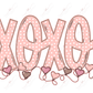 Xoxo - Clear Cast Decal