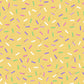 Yellow Mixed Sprinkles - Ready To Press Sublimation Transfer Print Sublimation
